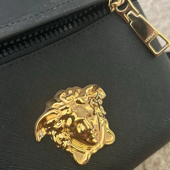 Gianni Versace Back Rucksack Leopard 31 Bs148 VERSACE vintage leopard backpack bag Backpack PVC / Leather  main image 2